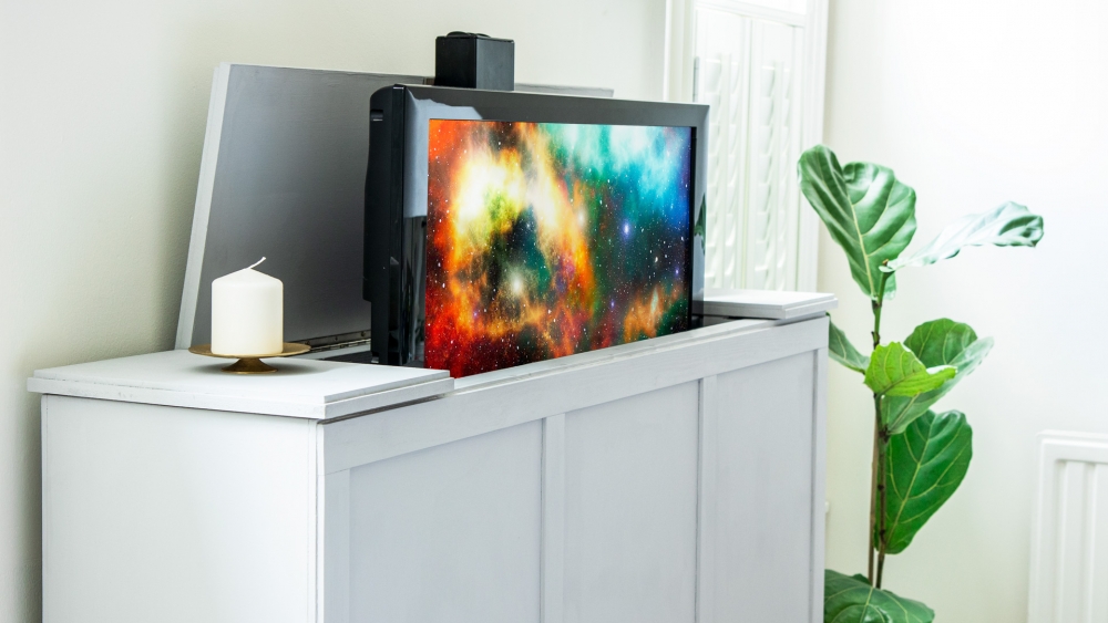 Motorised tv deals stand